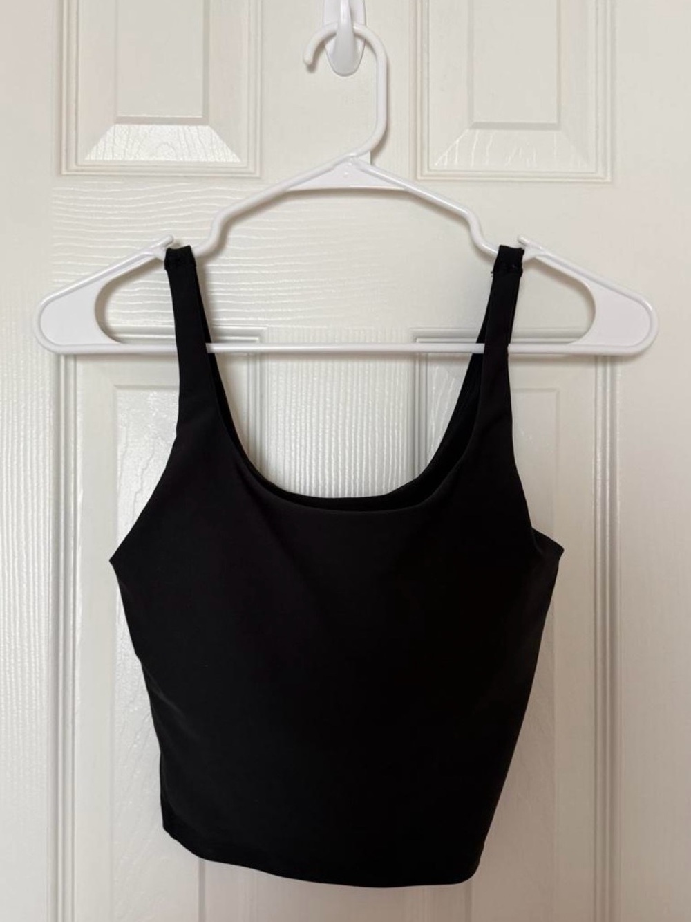 Old Navy Black Crop Tank Top - Scoop Neck